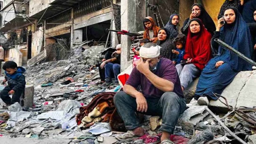 গাজায় ইসরায়েলি হামলায় নিহত আরও ৭৭ ফিলিস্তিনি